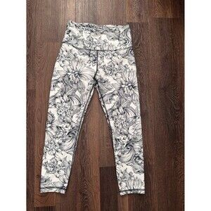 Balance Collection Floral Print Crop Leggings Size Small